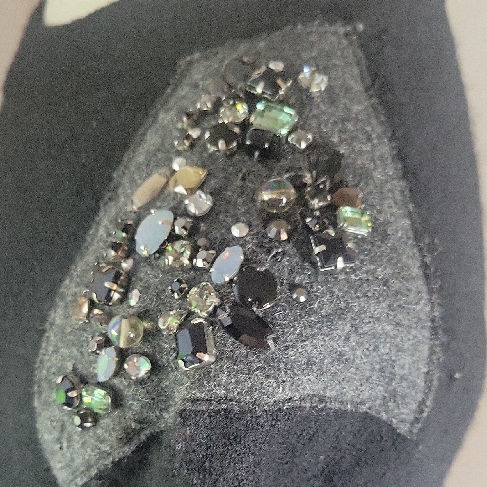 J. Crew Merino Sweater with Embellished Shoulders - Picture 4 of 10